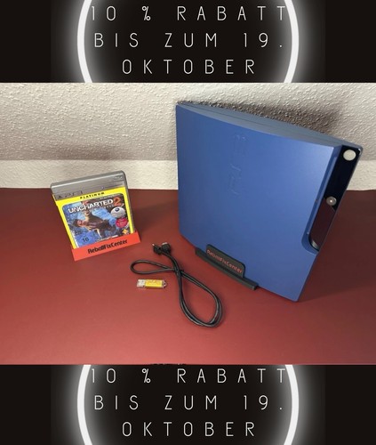 Azure blue playstation slim - azure,